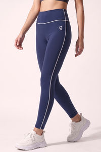 Zelocity All Day Yoga Leggings - Navy Peony — thumbnail 2